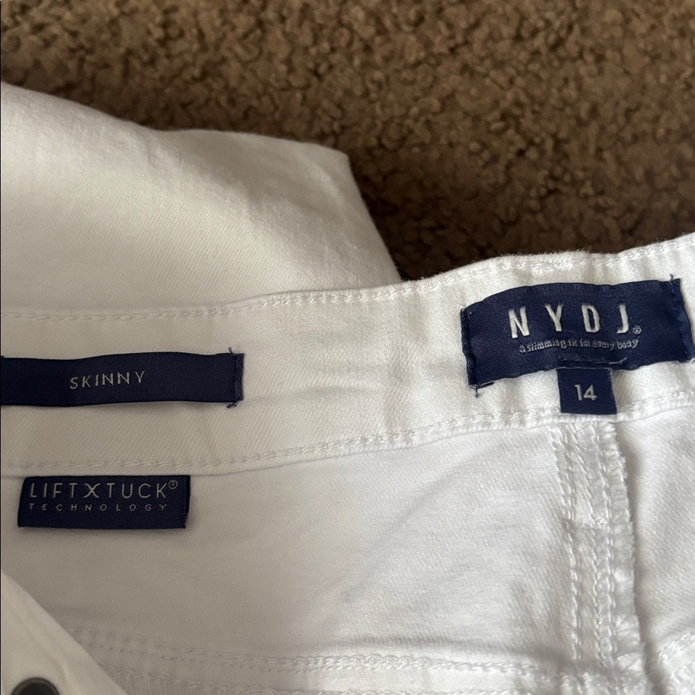 NYDJ White Skinny Pants - Picture 2 of 3